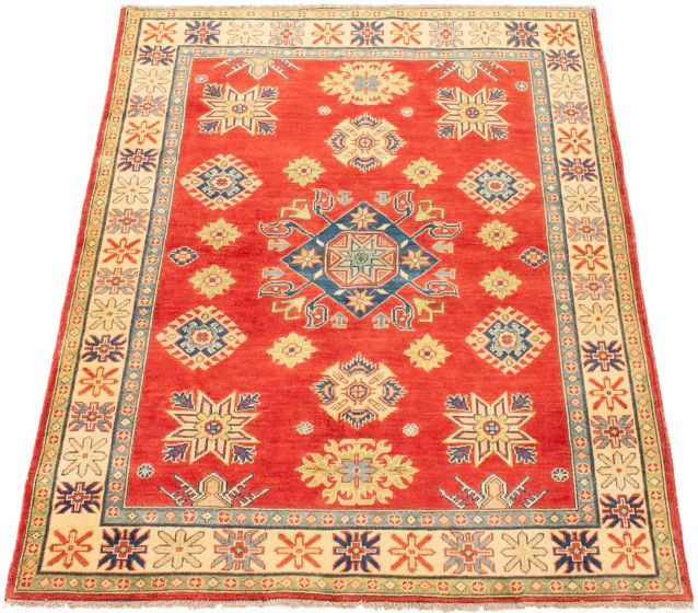 Afghan Finest Ghazni 5'0" x 6'3" Hand-knotted Wool Rug 