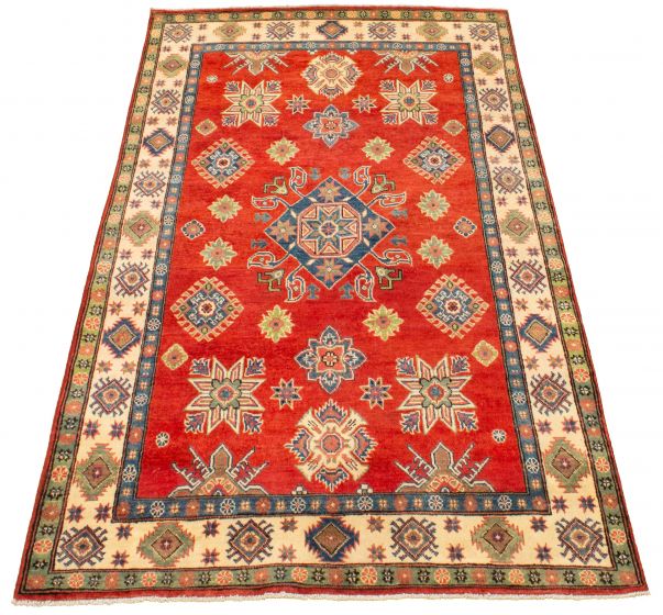 Afghan Finest Ghazni 4'11" x 7'1" Hand-knotted Wool Rug 