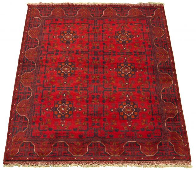 Afghan Finest Khal Mohammadi 5'0" x 6'2" Hand-knotted Wool Rug 