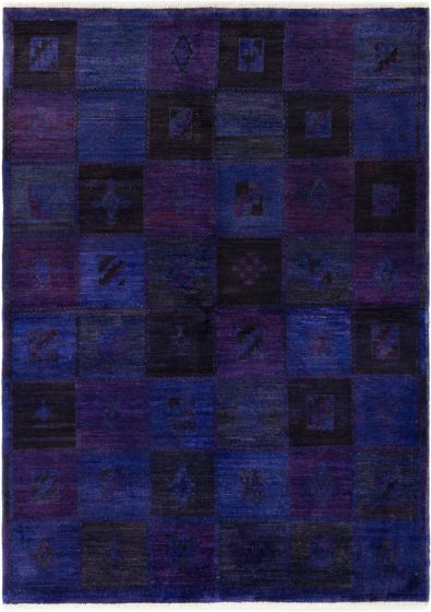 Indian Vibrance 6'0" x 8'9" Hand-knotted Wool Rug 