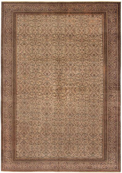 Turkish Kayseri Vintage 6'4" x 9'4" Hand-knotted Wool Rug 