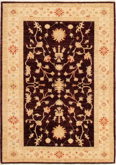 Afghan Chobi Finest 4'3" x 6'0" Hand-knotted Wool Rug 