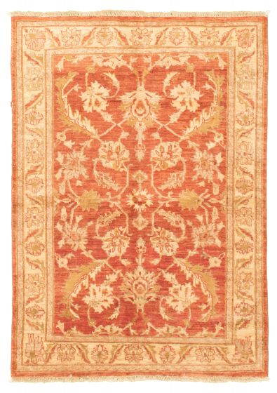 Afghan Chobi Finest 3'10" x 5'7" Hand-knotted Wool Rug 