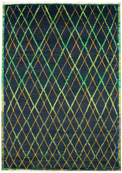 Pakistani Pak Finest Marrakesh 8'10" x 12'6" Hand-knotted Wool Rug 