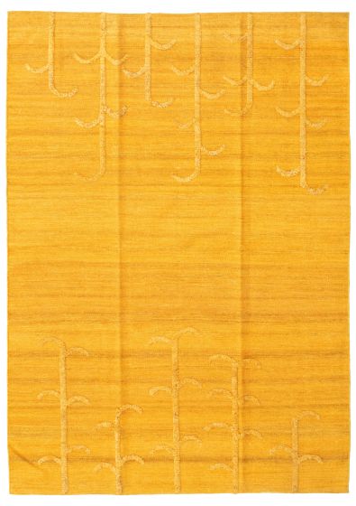 Turkish Ankara FW 5'4" x 7'6" Flat-Weave Wool Kilim 