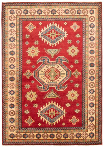 Afghan Finest Ghazni 6'6" x 9'4" Hand-knotted Wool Rug 