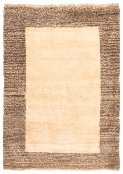Persian Style Kashkuli Gabbeh 3'7" x 5'2" Hand-knotted Wool Rug 