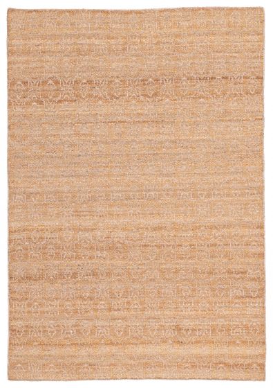 Indian Palas Denizli 5'3" x 7'6" Flat-Weave Jute Kilim 