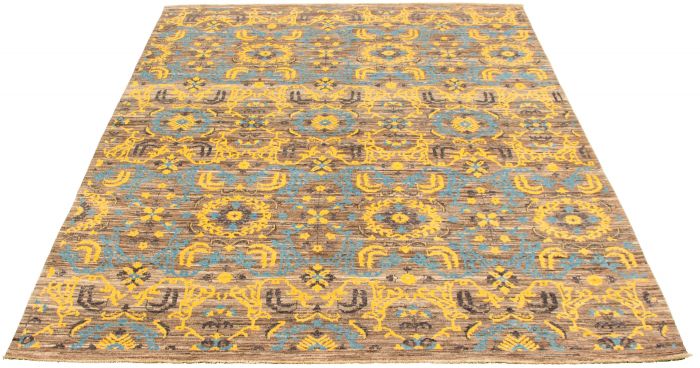 Pakistani Lahore Finest Collection 8'0" x 10'4" Hand-knotted Wool Rug 