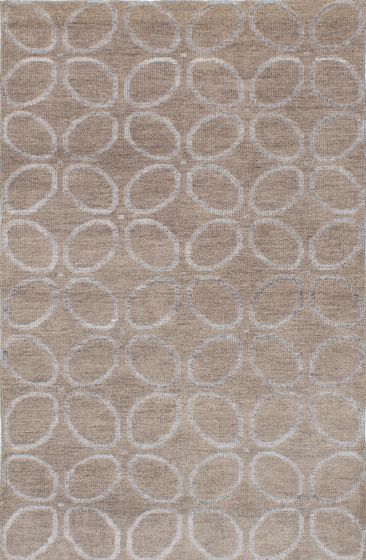 Indian La Seda 5'1" x 7'10" Hand-knotted Silk, Wool Rug 