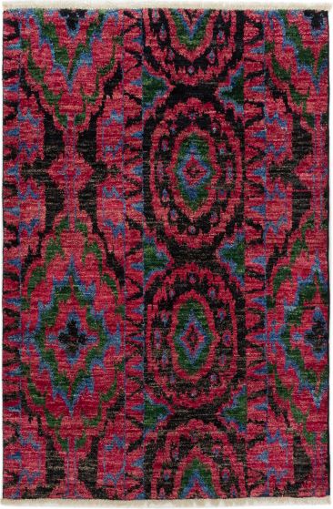 Indian Shalimar 4'0" x 6'0" Hand-knotted Wool Rug 