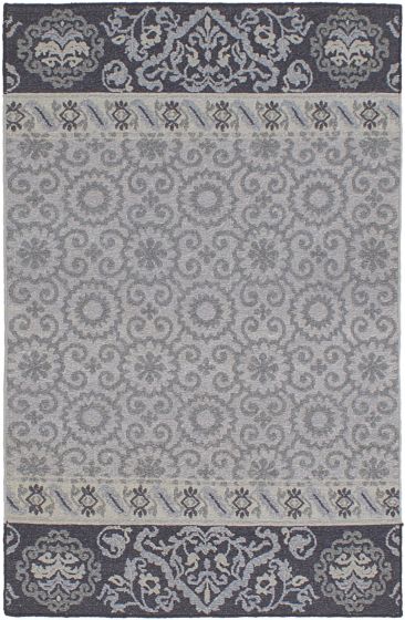 Indian Tamar III 3'6" x 5'6" Flat-Weave Wool Tapestry Kilim 