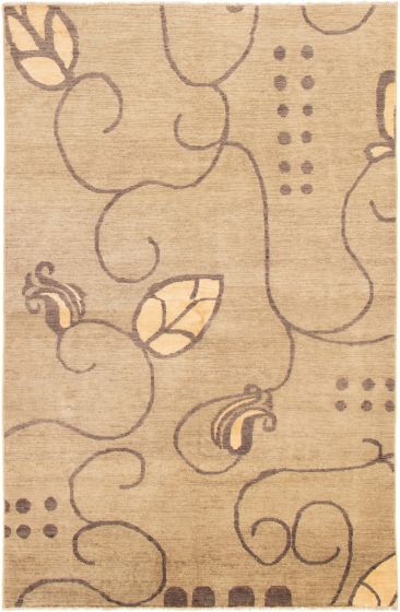 Afghan Finest Ziegler Chobi 5'5" x 8'4" Hand-knotted Wool Rug 