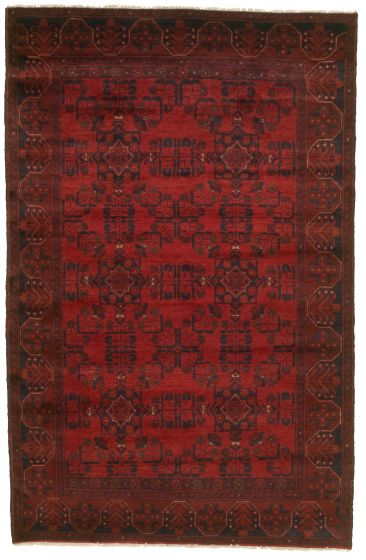 Afghan Finest Khal Mohammadi 4'2" x 6'5" Hand-knotted Wool Rug 