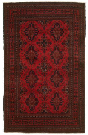 Afghan Finest Khal Mohammadi 4'1" x 6'5" Hand-knotted Wool Rug 