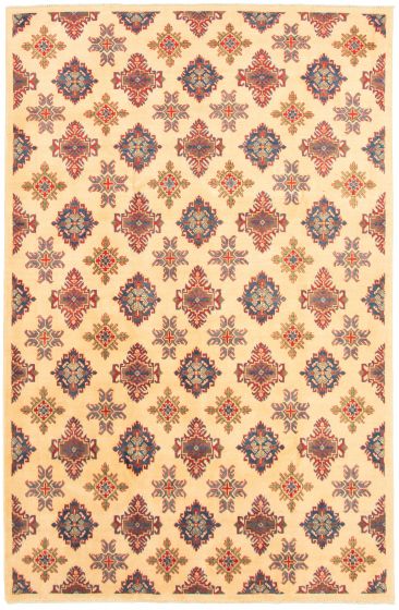 Afghan Finest Ghazni 6'6" x 9'11" Hand-knotted Wool Rug 