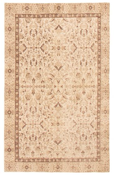 Turkish Melis Vintage 4'7" x 7'3" Hand-knotted Wool Rug 