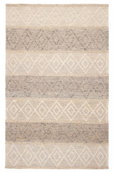 Indian Sienna 4'11" x 7'9" Braid weave Wool Rug 