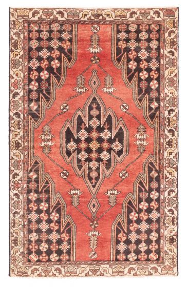 Persian Style 3'10" x 6'2" Hand-knotted Wool Rug 