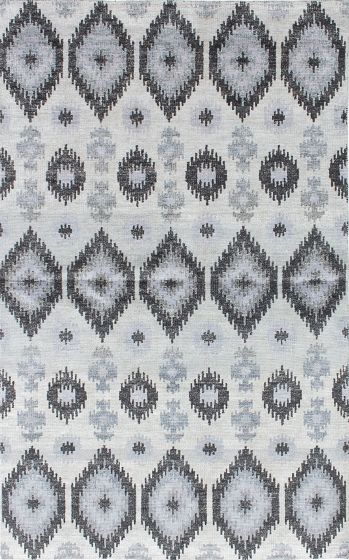 Tapis jules oushak 4'9" x 7'9" en soie artificielle