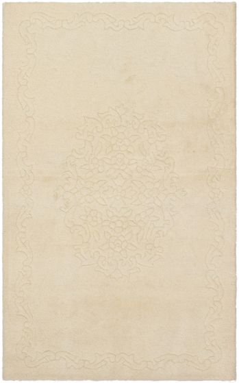 Tapis indo vintage 3'0" x 5'0" en laine