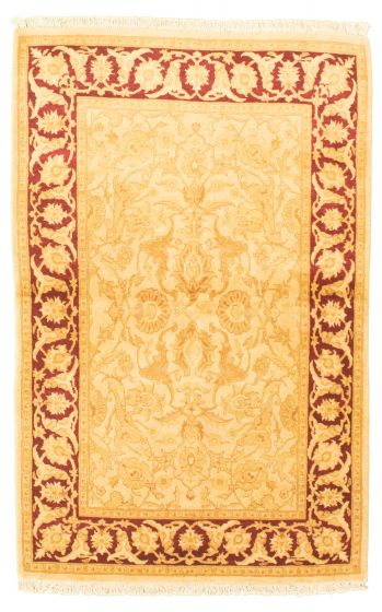 Pakistani Pako Persian 18 Of 20 4'0" x 6'3" Hand-knotted Wool Rug 