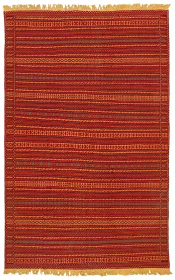 Turkish Ottoman Kashkoli 6'2" x 9'10" Flat-Weave Wool Tapestry Kilim 