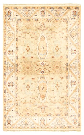 Indian Finest Agra Jaipur 5'5" x 8'6" Hand-knotted Wool Rug 
