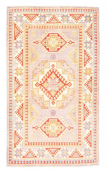 Afghan Uzbek Ghazni 3'3" x 5'0" Hand-knotted Wool Rug 
