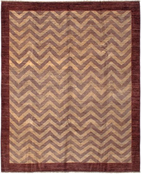 Afghan Finest Ziegler Chobi 7'1" x 8'6" Hand-knotted Wool Rug 