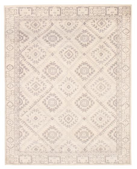 Indian Jules Serapi 8'0" x 10'0" Hand-knotted Wool Rug 