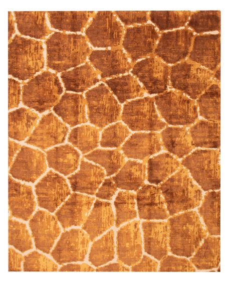 Nepal Opulence 8'0" x 9'10" Hand-knotted Silk Rug 