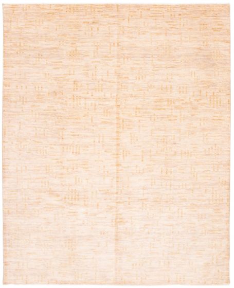 Indian Mystique 8'2" x 10'2" Hand-knotted Wool Rug 