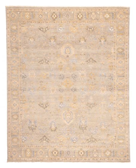 Tapis oushak moderne 12'2" x 14'11" en laine