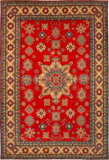 Afghan Finest Ghazni 9'9" x 14'5" Hand-knotted Wool Rug 
