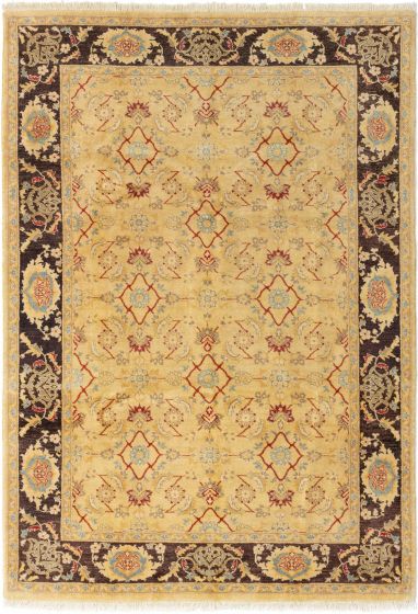Afghan Chobi Finest 6'0" x 8'8" Hand-knotted Wool Rug 
