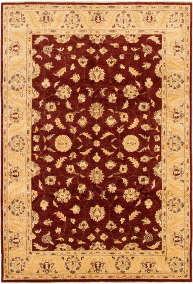 Afghan Chobi Finest 6'1" x 8'10" Hand-knotted Wool Rug 