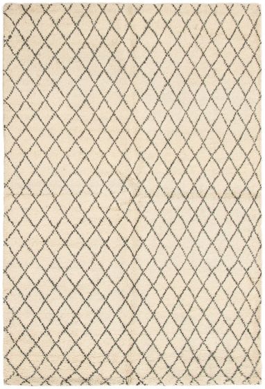 Indian Arlequin 6'0" x 9'0" Hand-knotted Wool Rug 