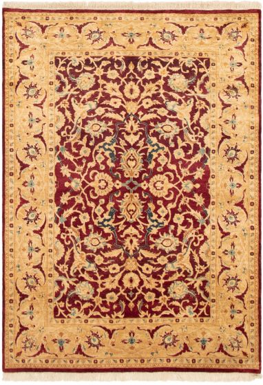 Pakistani Peshawar Oushak 5'10" x 8'7" Hand-knotted Wool Rug 