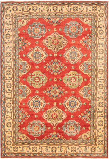 Afghan Finest Ghazni 6'8" x 9'8" Hand-knotted Wool Rug 