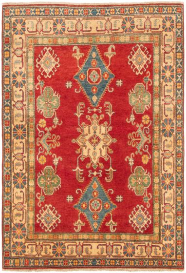 Afghan Finest Ghazni 4'9" x 6'10" Hand-knotted Wool Rug 