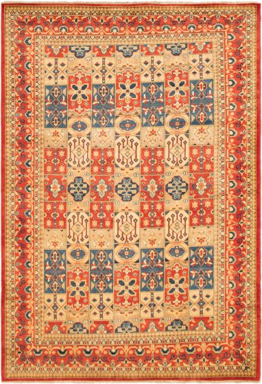 Afghan Finest Ghazni 6'7" x 9'7" Hand-knotted Wool Rug 