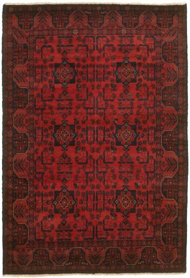 Afghan Finest Khal Mohammadi 4'3" x 6'4" Hand-knotted Wool Rug 