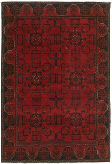 Afghan Finest Khal Mohammadi 4'2" x 6'4" Hand-knotted Wool Rug 