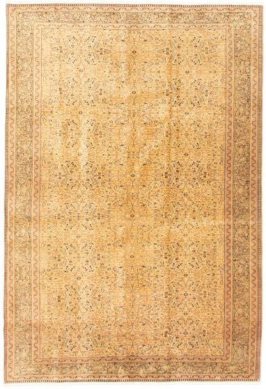 Turkish Kayseri Vintage 6'7" x 9'7" Hand-knotted Wool Rug 