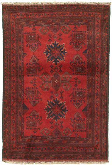 Afghan Finest Khal Mohammadi 3'3" x 4'10" Hand-knotted Wool Rug 