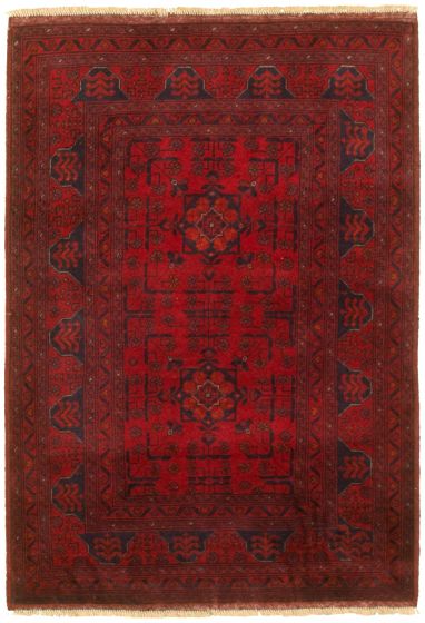 Afghan Finest Khal Mohammadi 3'4" x 4'10" Hand-knotted Wool Rug 