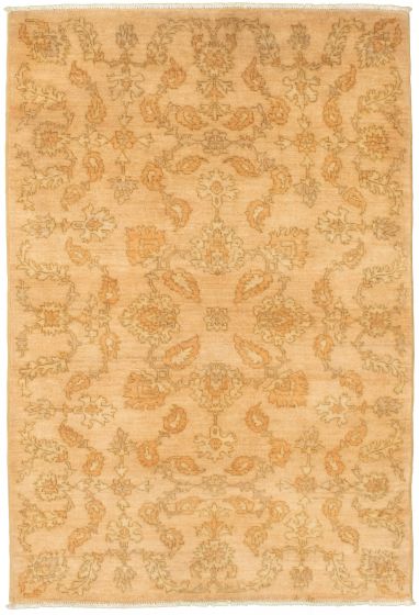 Pakistani 18 Of 20 Pak Finest Oushak 4'0" x 6'0" Hand-knotted Wool Rug 