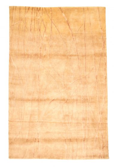 Nepal Opulence 6'0" x 9'0" Hand-knotted Silk, Wool Rug 