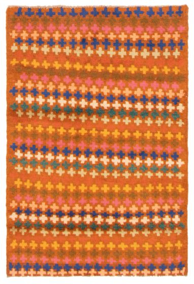 Afghan Baluch 2'9" x 4'5" Hand-knotted Wool Chocolate Rug